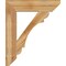 Ekena Millwork Olympic Slat Rough Sawn Bracket, Western Red Cedar, 6"W x 30"D x 36"H BKT06X30X36OLY06RWR - alternate 3